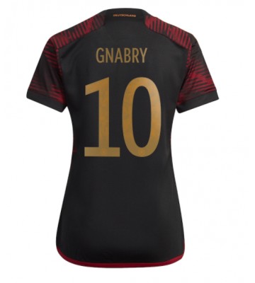 Tyskland Serge Gnabry #10 Replika Udebanetrøje Dame VM 2022 Kortærmet
